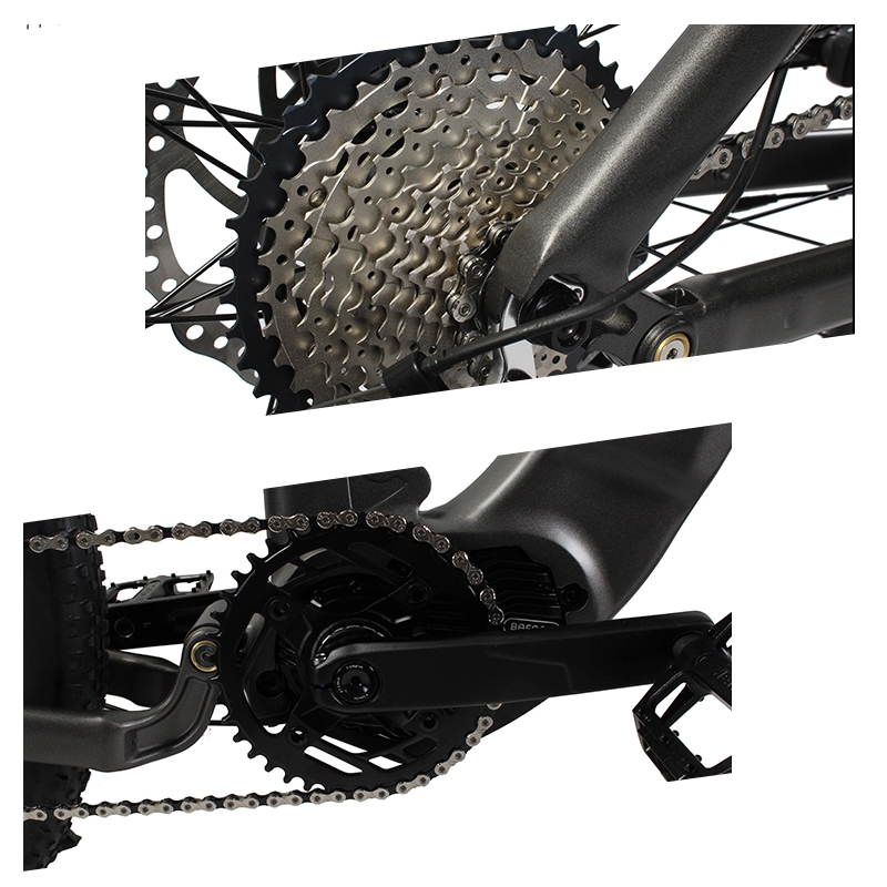 Electric Bicycle Crucero with 6061 Aluminium Alloy Frame and F R Hydrualic Disc Brake