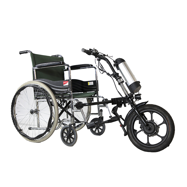 New disabled chair sports electric attachment for a wheelchair