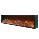 180cm 70inch No Heat Flush Mounted Electric Fireplace LED Lamp Fake Log