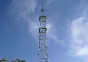 Quality Four / Three Leg Radio Antenna Tower Durable ASTM A123 Galvanizing Standard wholesale