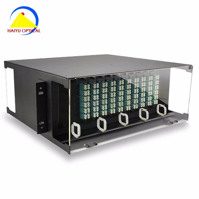 1RU 19" 96 Port Duplex LC Mtp Mpo Fiber Patch Panel