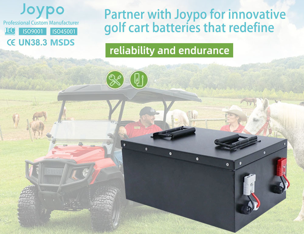 4000 Cycle LiFePO4 Golf Cart Lithium Battery Power Solution 48V 120Ah