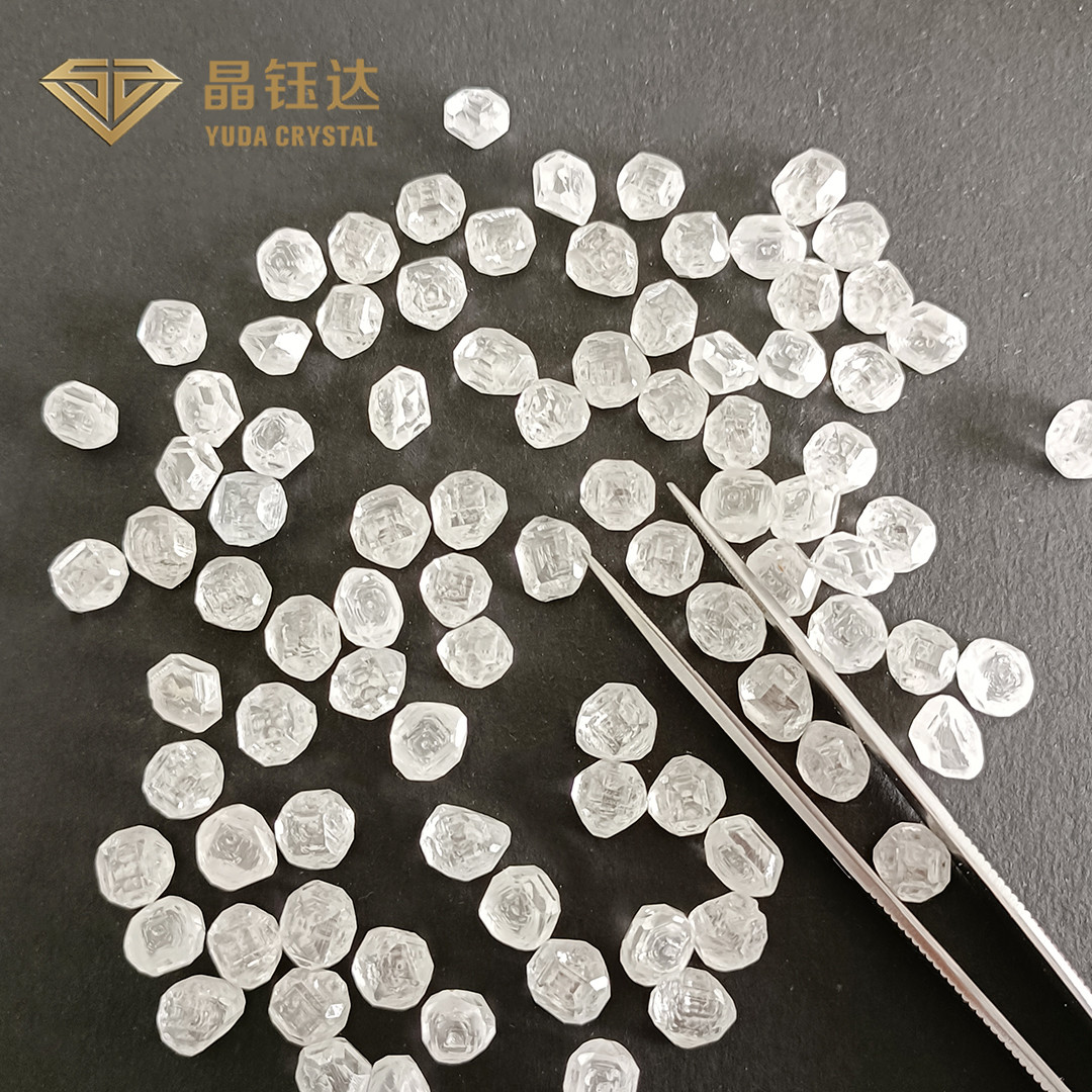 6.5mm 7.5mm Rough Lab Grown Diamonds HPHT Diamonds
