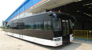 Quality Full aluminum body airport apron bus with 110 passengers capacity and 14 seats wholesale