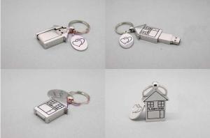 Quality Kongst House shape metal usb disk,USB key 1GB 2GB 4GB Shenzhen Supplier wholesale