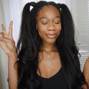 Quality Yaki Kinky Curly Hair Bundles Women 100 Human Hair Extensions Non Chemical wholesale