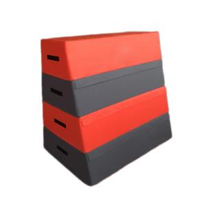 Quality Kid Gym Pommel Horse / Gymnastics Equipment Vaulting Horse Red Black Color wholesale