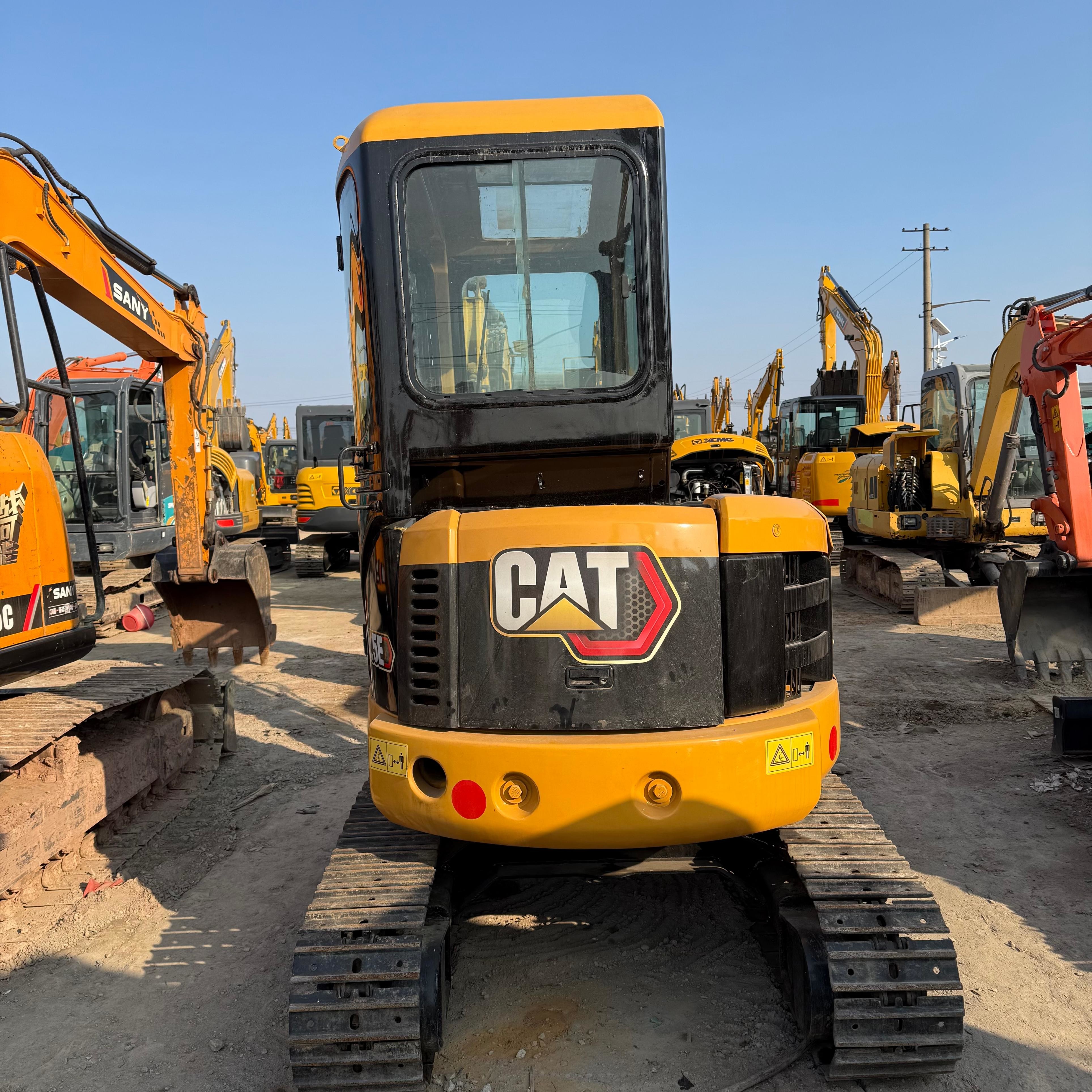 3.5 Ton Used Cat 303.5E Mini Hydraulic Backhoe Excavators 23.6kw Second Hand Digger