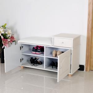 Quality MDF Panel Shoe Cabinet Stool wholesale