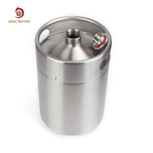 Quality 304 Stainless Steel Single Wall Ball Lock Beer Keg 5 Liter wholesale