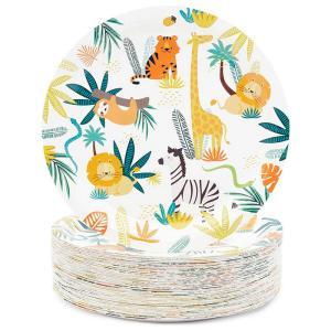 Quality Christmas Themed Party Coloured Sturdy Fancy Disposable Dinner Plates wholesale
