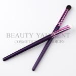 Custom Private Label Eyeshadow Makeup Brush Purple Wooden Handle