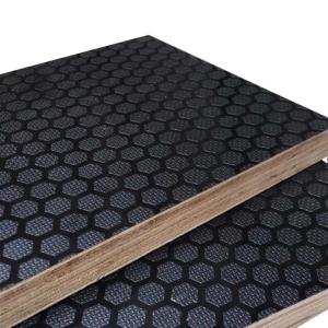 Quality Poplar E1 9mm Anti Slip Hardwood Film Faced Plywood wholesale