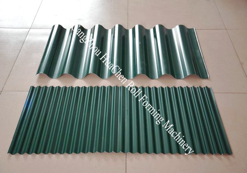 Horizontal Speed 15-18m / min Cold Roll Former , Corrugated roofing sheet making machine