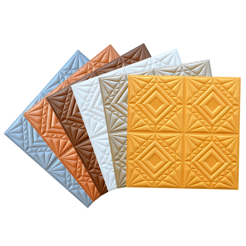 Wall Coating 3D Brick Design Foam Wallpapers for Administration Easy Installation