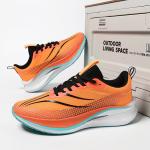 Mens Faux Leather Skate Shoes with Textile Lining TPR Outsole Lace Up Style in