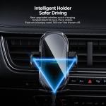 Wireless Charging Car Air Vent Mobile Phone Holder 15W For Car