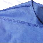 Nonwoven SMS Patient Visitor Disposable Isolation Gowns For Labotatary Food