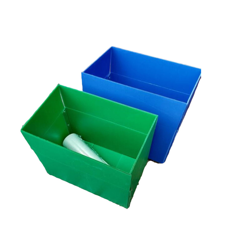 Corruone Collapsible PP Corrugated Plastic Danpla Box Polypropylene Plastic Sheet Crates Corrugated Storage box