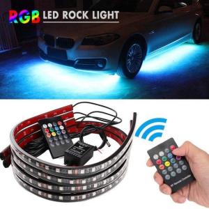 Quality Automotive LED Interior Lights Multi Color Remote Control Flexible ABS 12V Car LED Strip Light wholesale