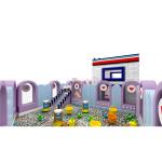Customized Indoor Playground Equipment Unique Themes Indoor Trampoline