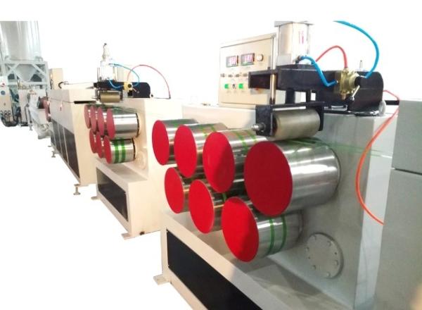 Plastic PET Strapping Band Making Machine Touch Screen PET Baling Tape Extrusion