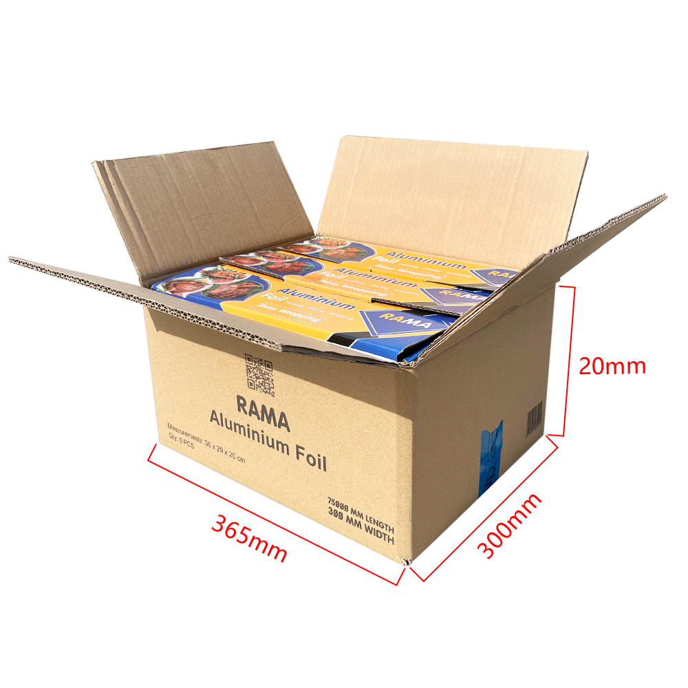 Lubricated Surface 18 Micron Aluminum Foil Roll Paper for Customized Food Packagin