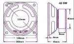 4 inch speaker (4Ω 8W)