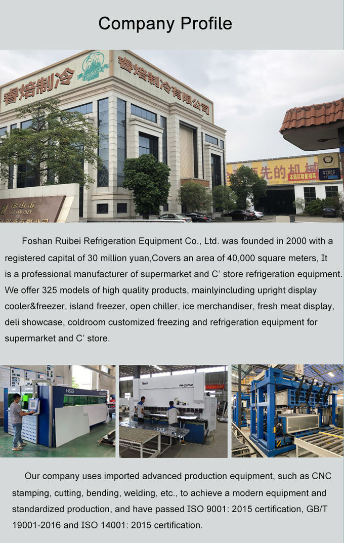 Commercial refrigerator freezer with Glass Single Door Upright Freezer Showcase for Supermarket