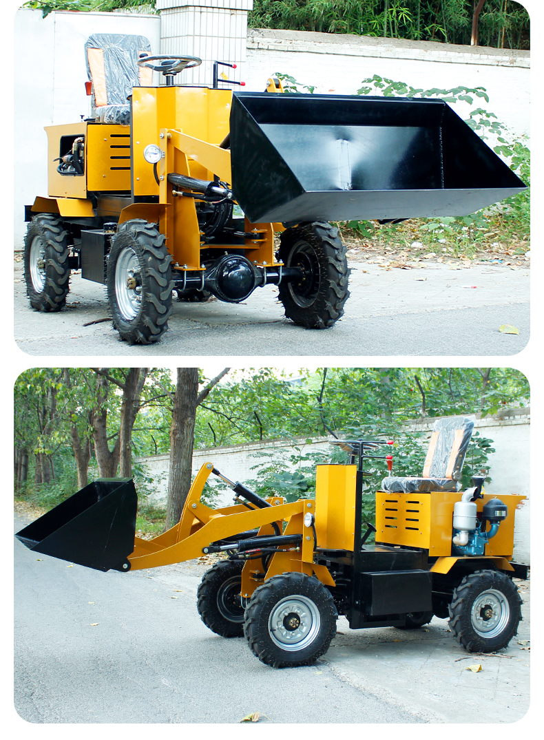 Small Size Mini Bucket Loader 300kg 400kg for Easy Operation and Material Handling