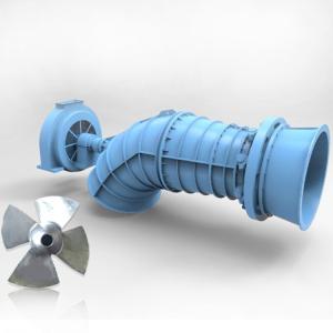 Quality Water Powered Tubular Water Turbine / Hydro Tubular Turbine 500kw wholesale