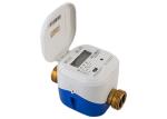 IP68 ISO 4064 Ultrasonic Flow Meter , Brass Tubing Housing GPRS Hot Water Meter