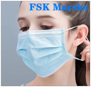 Quality Medical Non Woven Face Mask Protection Against Virus With Melt Blown Cloth wholesale