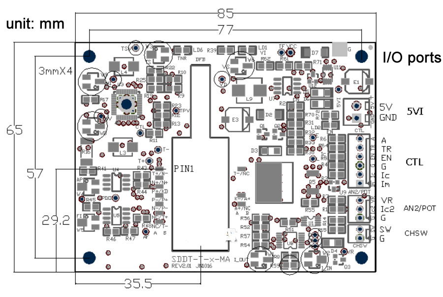 PCB Mountable Diode Drivers / Diode Laser Control Board / Driving Board / TEC Driver
