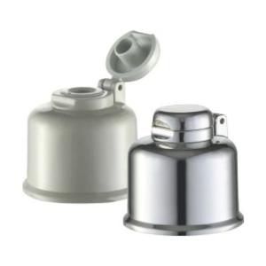 Quality Provided Freely 24/410 UV Coating Gold/Silver Flip Cap Smooth Bottle Lid OEM/ODM wholesale