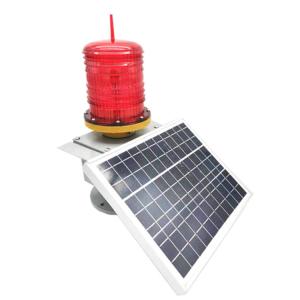 Quality Airport Marine Tower Aviation Obstruction Light Solar Powered Low Intensity wholesale