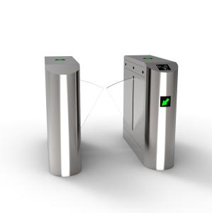 Quality LED Light Single Lane Flap Barrier Automatic Pedestrian wholesale
