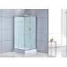 Buy cheap 5mm Sliding Bathroom Shower Glass Enclosures 800x800x2150mm from wholesalers