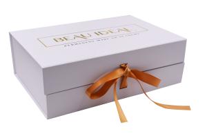 Quality Foldable Recycled Spot UV Printed Rigid Box For Clothing wholesale
