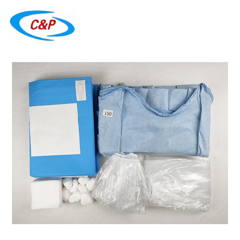 Medical Drape Kit Nonwoven Surgical Angio Drape Pack For Infection Control