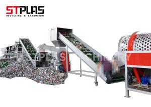 Quality Compact PET Bottle Washing Machine / Plastic Recycling Washing Plant 1000kg/h wholesale