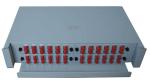 19 Inch Mental Rack Mounted FTTH Fiber Optic Terminal Box 48 Cores White or