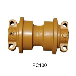 Quality Yellow Smooth Finish Bulldozer Track Roller Pc100 wholesale
