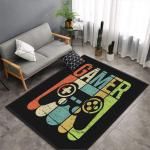 Living room large carpet, bedroom floor mat, scenic, artistic, cute, non slip