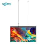 Hanging LCD Window Displays 3000nits 55" Single Sided Landscape