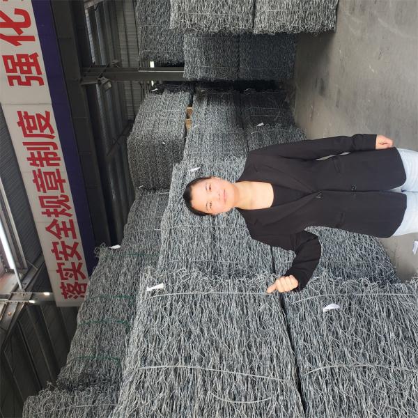 Stainless Steel Woven Gabion Box Hydraulic Engineering Rockfall Barrier Heavy