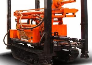 Quality 180 Meters Hole Blasting Pneumatic Borewell Machine With Air Compressor wholesale