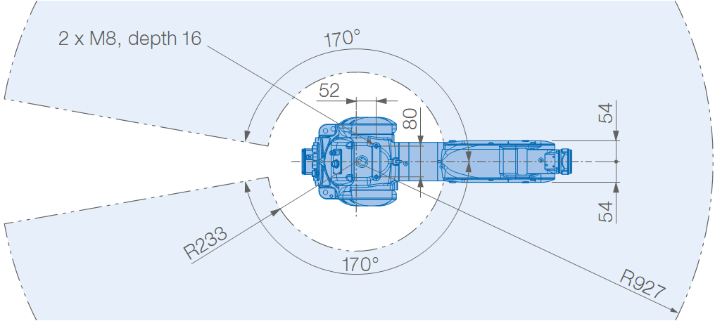 Industrial robot arm YASKAWA GP7 ACC for pick and place in corrosive Environments 7kg Payload 927mm Arm robots
