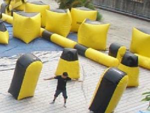 Quality Inflatable paintball bunker blindage with durable vavles wholesale