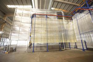 Quality Full Automatic Vertical Powder Coating Machine Of Aluminum Profile Powder Spray Booth wholesale